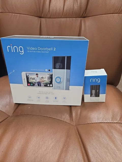 Ring Video Doorbell 2 Wi-Fi Motion Detection Two-WayTalk 1080 HD, New Sealed Box