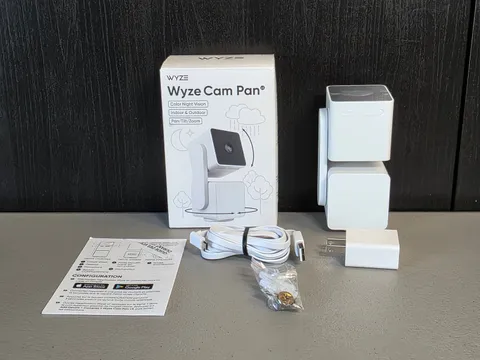 Wyze Cam Pan v3 -White, Color Night Vision, 1080p, Motion & Sound Detection