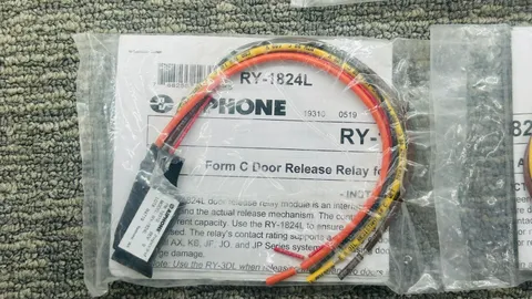 3x Aiphone RY-1824L Form C Door Release Relay Module Intercom Access 75005