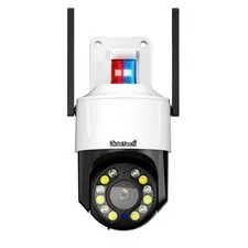 4K 8MP Security Camera Outdoor, 5X Optical Zoom, PTZ Camera WiFi 2.4/5GHz, Re...