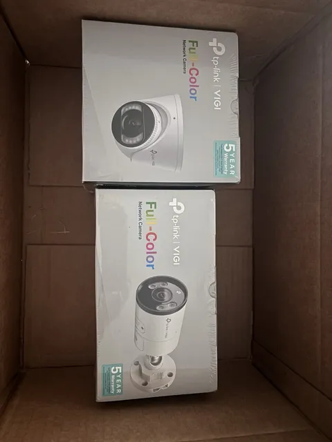 TP-Link VIGI Full-Color Network Camera & 4 Channel PoE+ NVR System, 2 Cameras