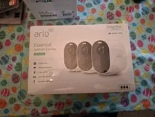 Arlo Essential VMC2330W-100NAS - 3 Wire-Free Spotlight HD Security Cameras - NEW