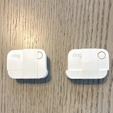 Ring Alarm Contact Sensor 2-Pack, Wireless Z-Wave Indoor Battery, White