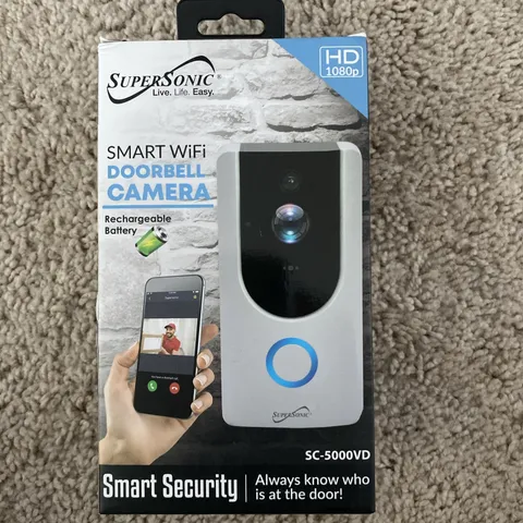 SC-5000VD Smart WiFi Doorbell Camera, with 1080P HD Video Recording, Voice Ca...