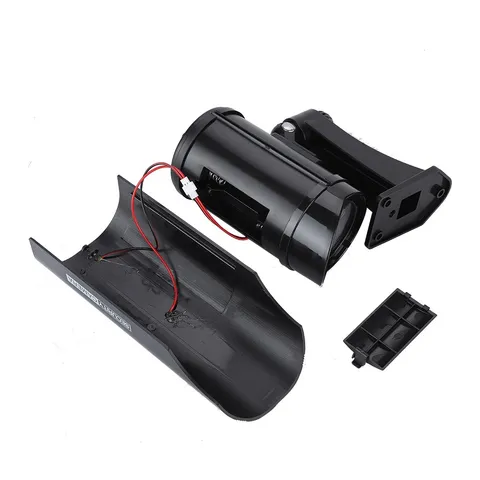(Black)ACOGEDO Solar Powered Fake Camera Outdoor CCTV Surveillance Security