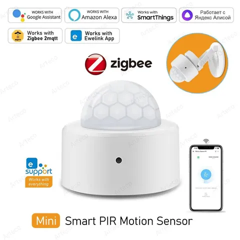 Zigbee 3.0 Smart Pir Motion Sensor Movement Human Body Infrared Detector Securit