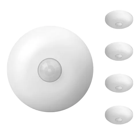 360° PIR Motion Sensor Switch, 5 Pack, UL Listed for Home & Office Lighting