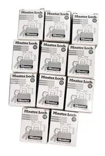 11 Master Lock 500KABRK Laminated Steel Padlock Keyed Alike w Keys 1-3/4in Body