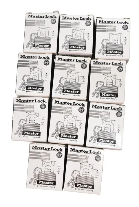11 Master Lock 500KABRK Laminated Steel Padlock Keyed Alike w Keys 1-3/4in Body