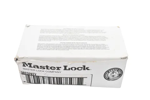 6 Master Lock Padlock Keyed 30mm Shackle Medium Silver Steel Brass With 2 Keys