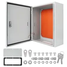 Cold Rolled Steel Electrical Box 20'' x 16'' x 8'' x x 8'', Orange