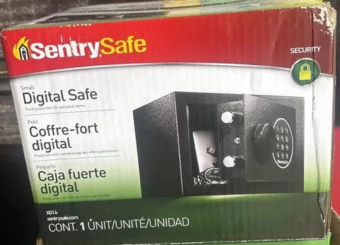 Sentry Safe X014e Security Safe, With Digital 8.1 Lb, 0.14 Cu Ft, Steel