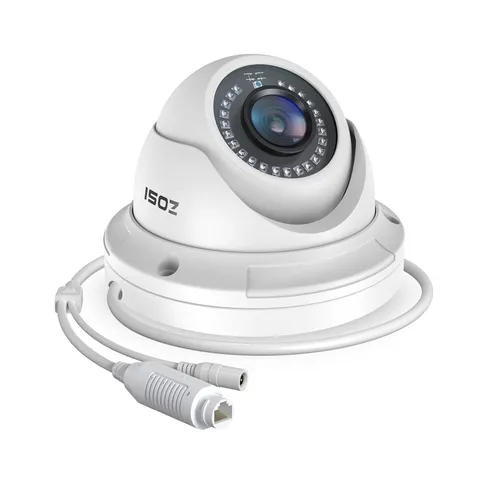 ZOSI 5MP Add-on POE IP Camera Outdoor Indoor Dome Camera with Night Vision On...