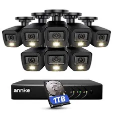 3K Lite Wired Security Camera System 8CH DVR 8 2MP CCTV Cameras 1TB HDD