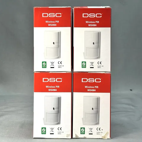 Qty 4 DSC WS4904P Wireless Pet Immune PIR Motion Sensor WS4904 FAST SHIPPING!