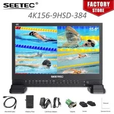 SEETEC 4K156-9HSD 15.6" IPS UHD 4K Broadcast Monitor With 4xHDMI Input 3840x2160