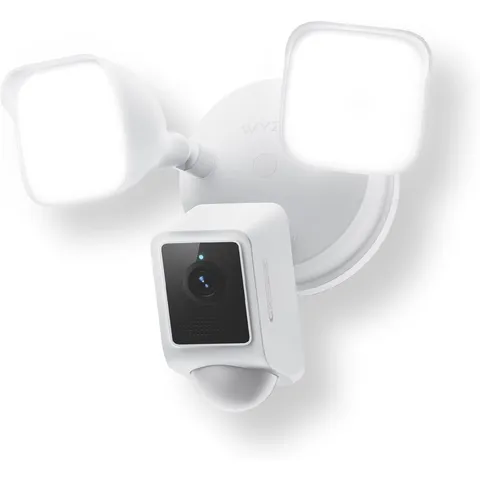 WYZE Floodlight Camera v2, Security Camera Outdoor, 2K HD with Color Night Visio