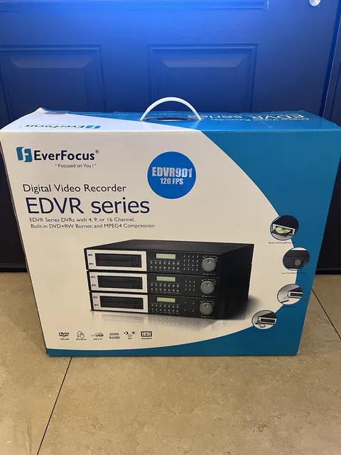 EverFocus DVR - EDVR16D3 16 Channel Surveillance System With DVD Player TESTED