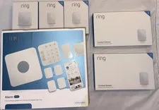 Ring Alarm Pro 8-Piece Alarm System w/ Contact Sensor, Motion Detector, White