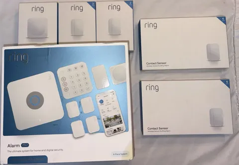 Ring Alarm Pro 8-Piece Alarm System w/ Contact Sensor, Motion Detector, White