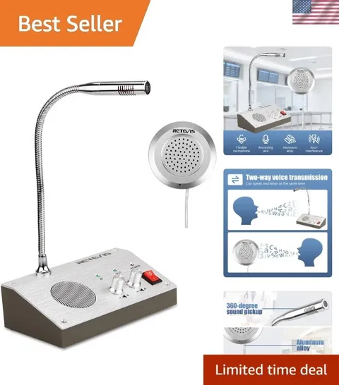 Retekess RT-9908 Intercom System - Ideal for Banks, Restaurants & More