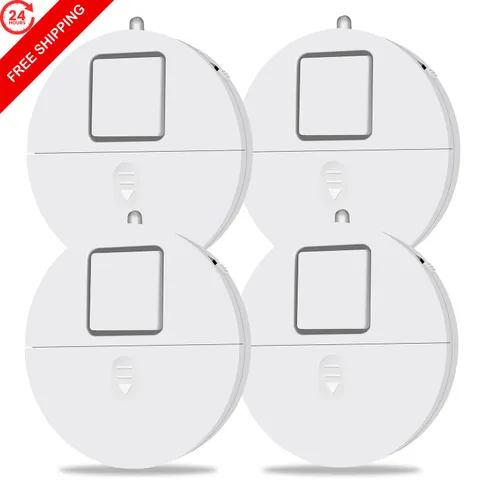 Window Alarm System 4-Pack - Ultra-Loud 120dB Alarms with 4 pack, White
