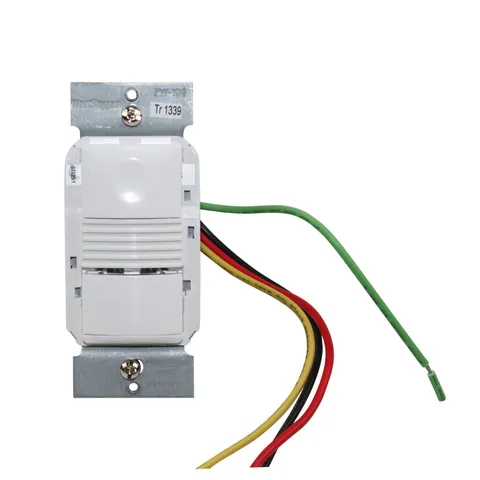 WattStopper PW-100-W Wall Switch Occupancy Sensor, White, Passive Infrared