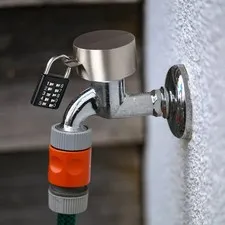 Combination Padlock Faucet Lock Water Spigot Cover Outdoor for Public Spaces