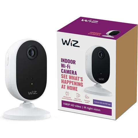 WiZ 1080p HD Indoor Security Camera Audio Motion Detection Night Vision 604603