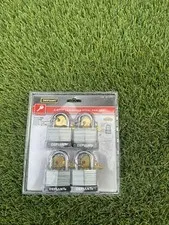 Defiant Laminated Steel Padlock 4 Pack Sealed