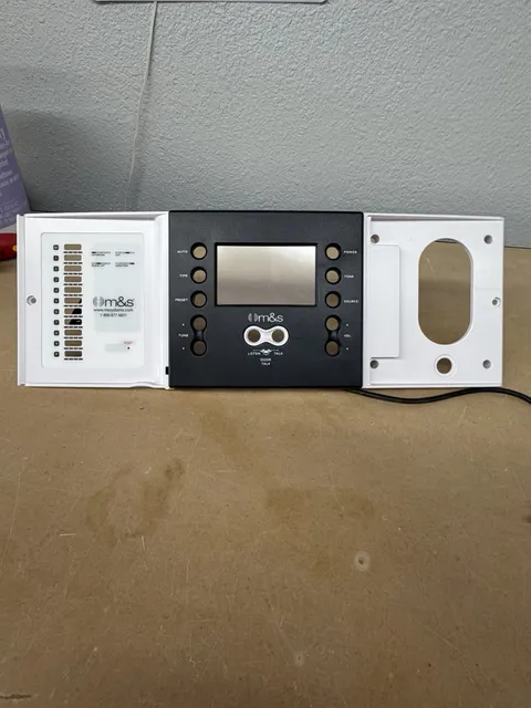 Master Panel Frame DMC1,  DMC3-4 Front Grill White Intercom M&S 3.5mm Jack