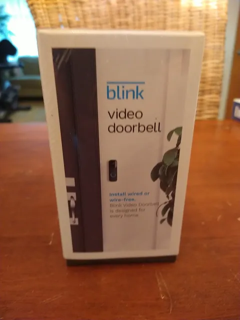 Brand New Blink Video Doorbell Wired/Wireless Two Way Audio HD Video & Alexa