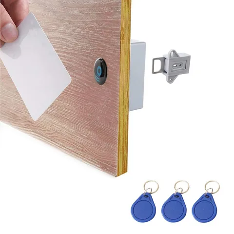 ETEKJOY RFID Electronic Cabinet Lock Hidden DIY for Wooden Cabinet Locker Drawer