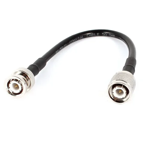 TNC Male to BNC Male Straight Connector RG58 Low Loss Pigtail Adapter Cable