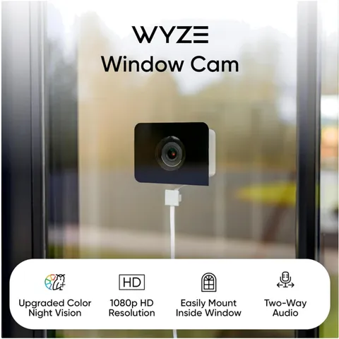Alexa & Google Compatible HD Camera with Color Night Vision