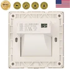 PIR Motion Sensor Step Light, 1W LED Wired Auto On for Stairway Corridor AC 220V