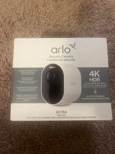 Arlo Ultra Add-On Security Camera 4K HDR (3rd Gen, 2025 Release) - Requires Smar