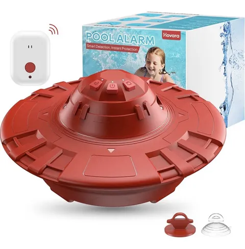 Pool Alarm, Floating Pool Safety Alarms for Inground & Above Ground Pools