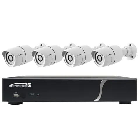 4 Channel TVI DVR Bullet Cameras