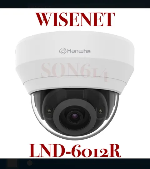 WISENET LND-6012R 2MP Indoor Network Color Camera W/ 2.8mm IR Night Vision NEW!