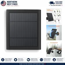 Complete Solar Charging Kit for Ring Cameras - 4W Efficient Solar Panel Solution