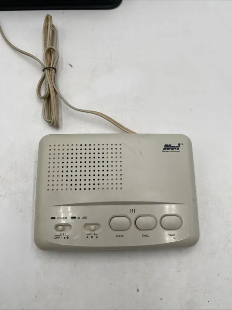 Novi Wireless Intercom WI-3 SN Channel A B C Novi International 120V Untested