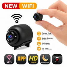 1080P Mini Camera Wireless WiFi Security Surveillance Tiny Cam Night Vision