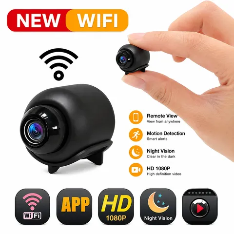 1080P Mini Camera Wireless WiFi Security Surveillance Tiny Cam Night Vision