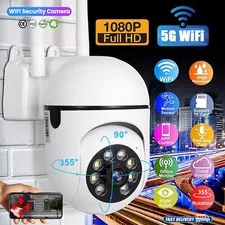 5G Wifi Wireless Security Camera System Outdoor Home PIR Night Vision Cam 1080P
