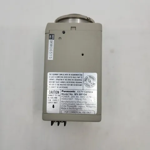 Panasonic WV-CP454 Color CCTV Camera No Lens Untested (Parts and Repair)