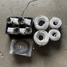 4 Zmodo ZP-IBH15-S Security Camera Outdoor Wired Bullet White CCTV