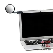 Watch-It – Monitor Mirror, Clip-On Cubicle, Computer Rear-View mirror, Convex