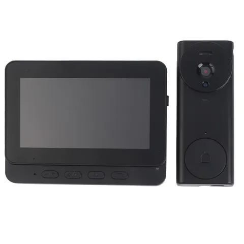 Compact Wireless Intercom for System featuring a 4 3 Inch High Definition