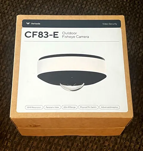 Verkada CF83-E Outdoor Fisheye IP/Network Surveillance Camera 12MP